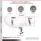 Service Caster 5 Inch Poly on Aluminum Wheel Swivel Caster with Ball Bearing SCC-20S520-PAB - alternate 2